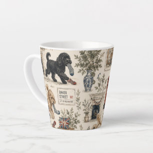 Britischer Cottagecore-Cockapoo-Becher Milchtasse