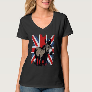Britischer Donkey für Großbritannien Donkey T-Shirt