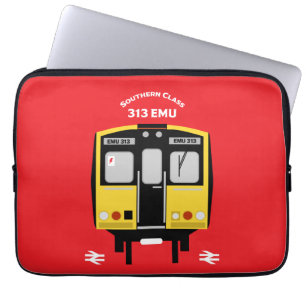 Britischer Eisenbahntrainingsenthusiast Laptopschutzhülle