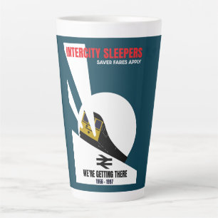 Britischer Eisenbahntrainingsenthusiast Milchtasse