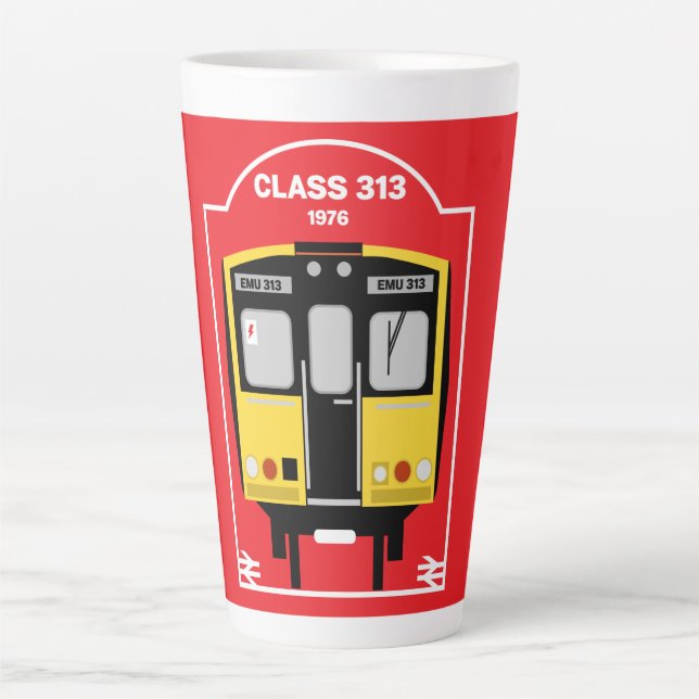 Britischer Eisenbahntrainingsenthusiast Milchtasse (Vorderseite)