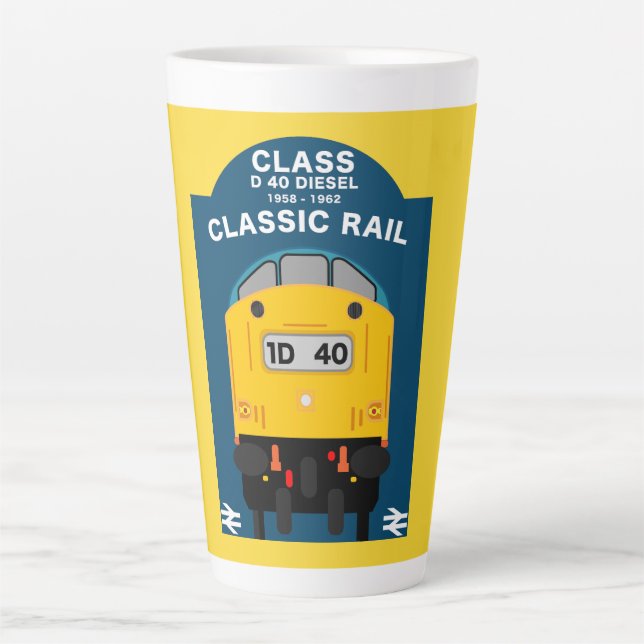 Britischer Eisenbahntrainingsenthusiast Milchtasse (Vorderseite)