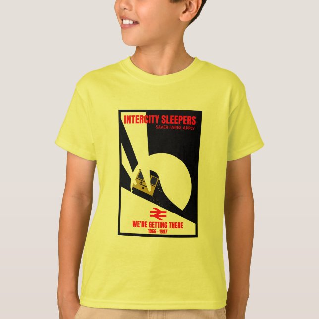 Britischer Eisenbahntrainingsenthusiast T-Shirt (Vorderseite)