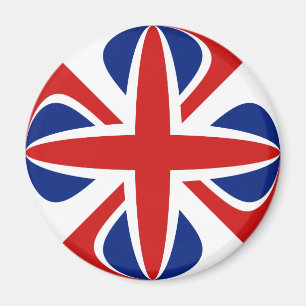 BRITISCHER Fisheye Flaggen-Magnet Magnet