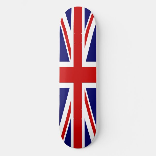 Britischer Flagge Gewerkschafts-Jack Skateboard (Vorderseite)