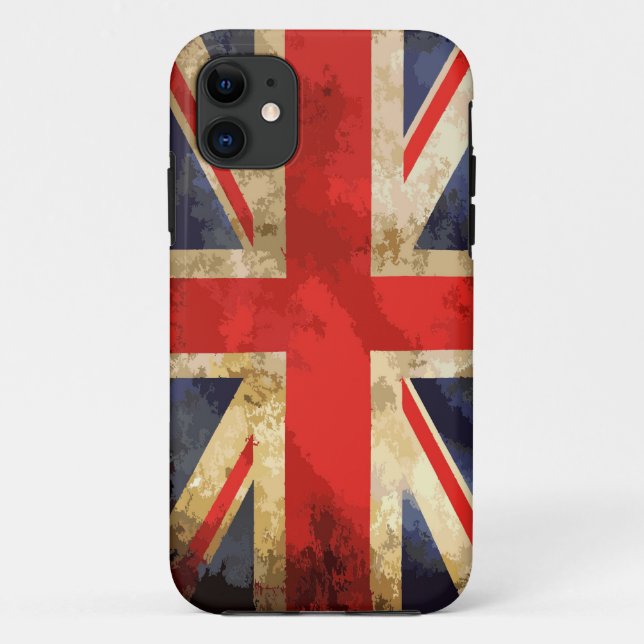 Britischer Flaggen-Entwurf Case-Mate iPhone Hülle (Rückseite)
