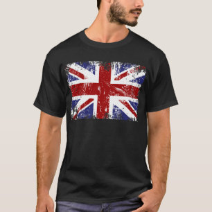 Britischer Flaggen-Gewerkschafts-Jack-PunkGrunge T-Shirt