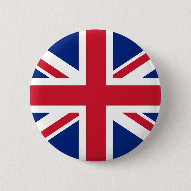 BRITISCHER Flaggen-Knopf Button (Vorderseite)