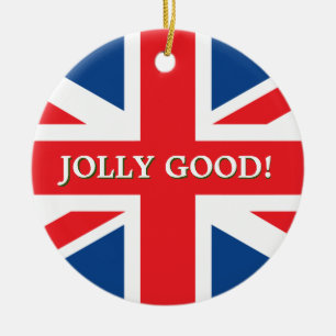 Britischer Gewerkschafts-Jack Keramik Ornament