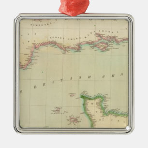 Britischer Kanal Silbernes Ornament