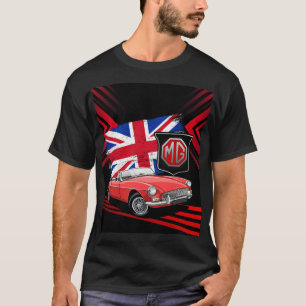 Britischer Klassiker Sportwagen - MG MGB Cabrio T- T-Shirt