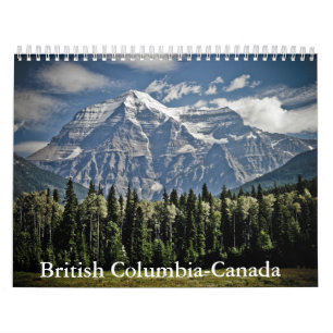Britischer Kolumbien-Kanada-Kalender Kalender