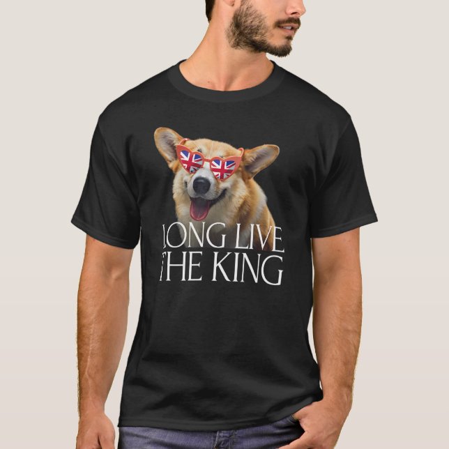 Britischer König lang lebe der König, Gott Rettete T-Shirt (Vorderseite)