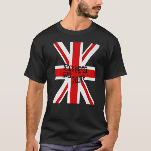 Britischer König lang lebe der König, Gott Rettete T-Shirt