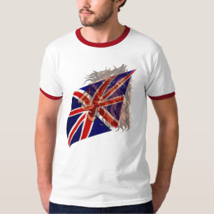 Britischer Löwe-T - Shirt der Flaggen-"n"