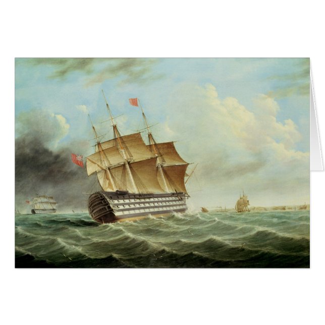 Britischer Mann-o' Krieg (Vorderseite (Horizontal))