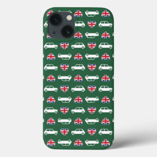 Britischer Mini Cooper Herzen - Grün Case-Mate iPhone Hülle