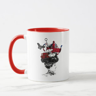 Britischer Nachmittagstee-Hut Tasse