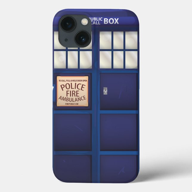 Britischer öffentlicher Telefonhäuschen Case-Mate iPhone Hülle (Rückseite)