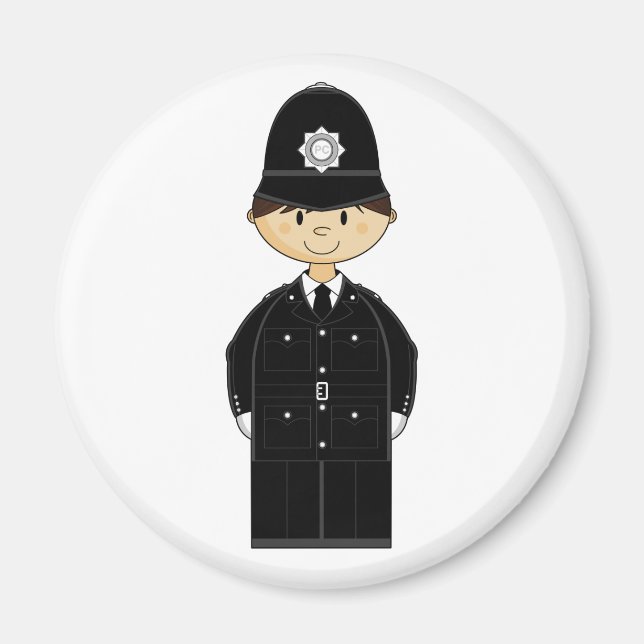 Britischer Polizist Magnet (Vorne)