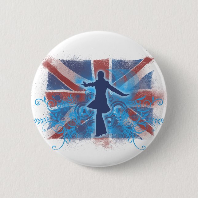 BRITISCHER Punk Button (Vorderseite)