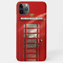 Britischer roter Telefonhäuschen personalisiert