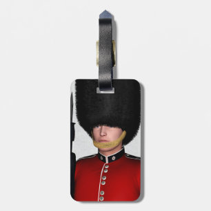 Britischer Royal Guard Soldat London Kunst Gepäckanhänger
