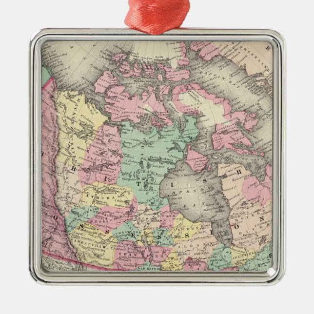 Britischer, russischer u. dänischer Besitz Silbernes Ornament (Vorne)