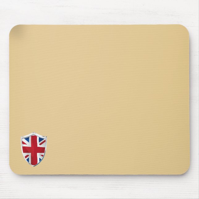 BRITISCHER SCHILD MOUSEPAD (Vorne)