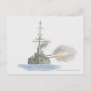 Britischer Schlachtkreuzer Postkarte