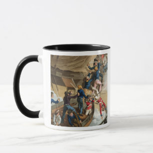Britischer Seemann-Boarding ein Mann des Krieges, Tasse