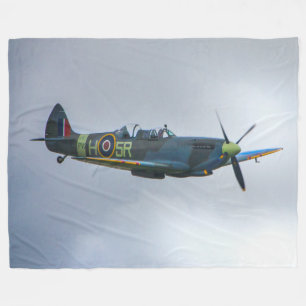 BRITISCHER SPITFIRE FLEECEDECKE