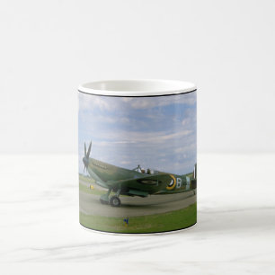 Britischer Spitfire, Tarnung, Taxiing_WWII Kaffeetasse