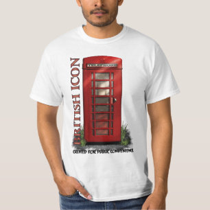 Britischer Telefonzelle-lustiger T - Shirt