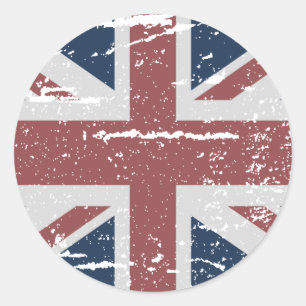 BRITISCHER UNION RUNDER AUFKLEBER