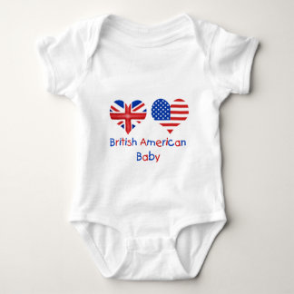 Britisches amerikanisches Baby Baby Strampler