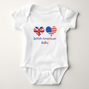 Britisches amerikanisches Baby Strampler