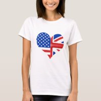 Britisches amerikanisches Herz