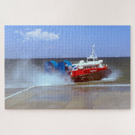 Britisches Cross Channel Hovercraft. 70er Jahre Puzzle