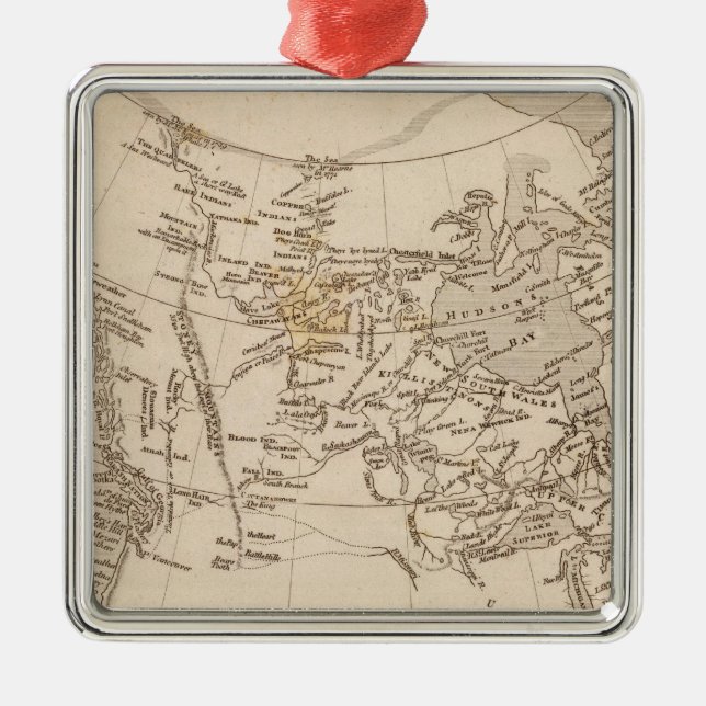 Britisches Eigentum in Amerika Ornament Aus Metall (Vorne)