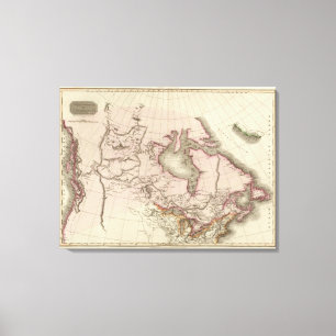 Britisches Eigentum in Nordamerika Leinwanddruck