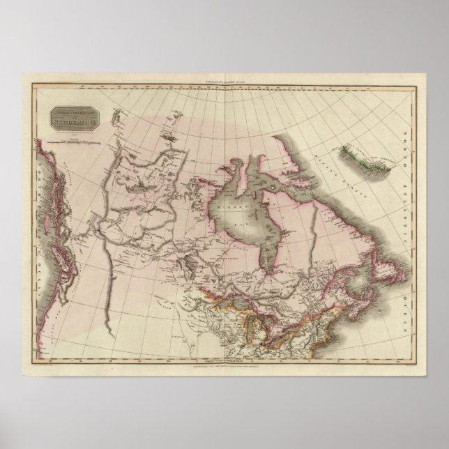 Britisches Eigentum in Nordamerika Poster (Vorne)