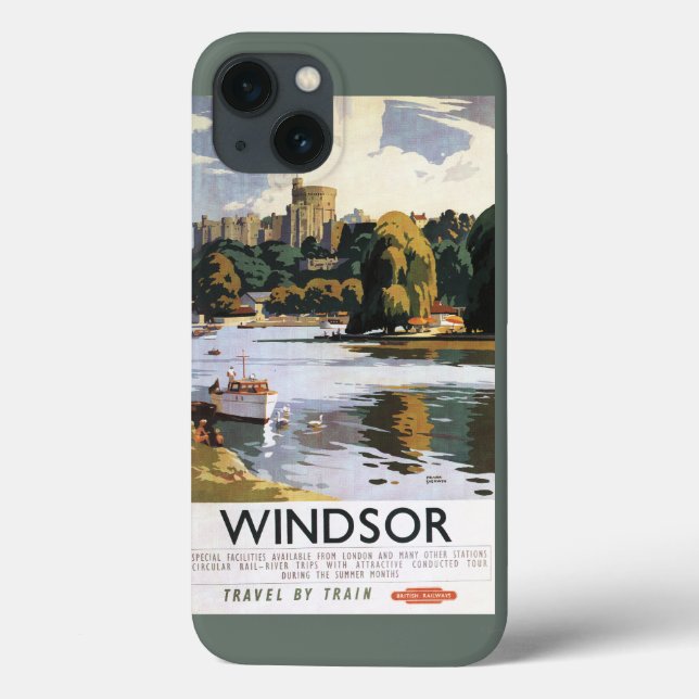 Britisches Eisenbahnen Windsor Case-Mate iPhone Hülle (Rückseite)