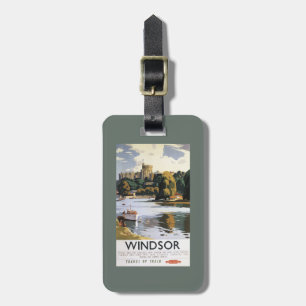 Britisches Eisenbahnen Windsor Gepäckanhänger