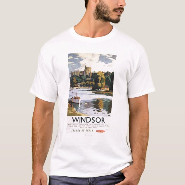 Britisches Eisenbahnen Windsor T-Shirt (Vorderseite)