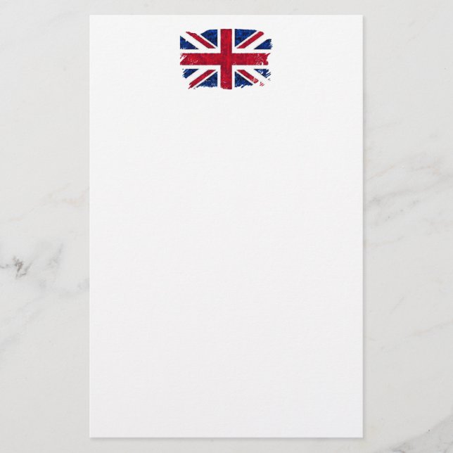 BRITISCHES FLAGGE Briefpapier (Vorderseite)