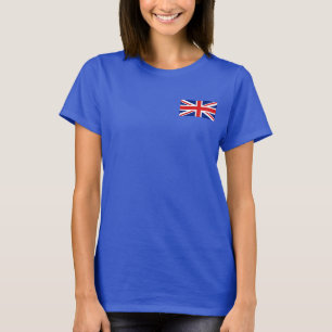 BRITISCHES Flaggen- und Karten-DK-T - Shirt