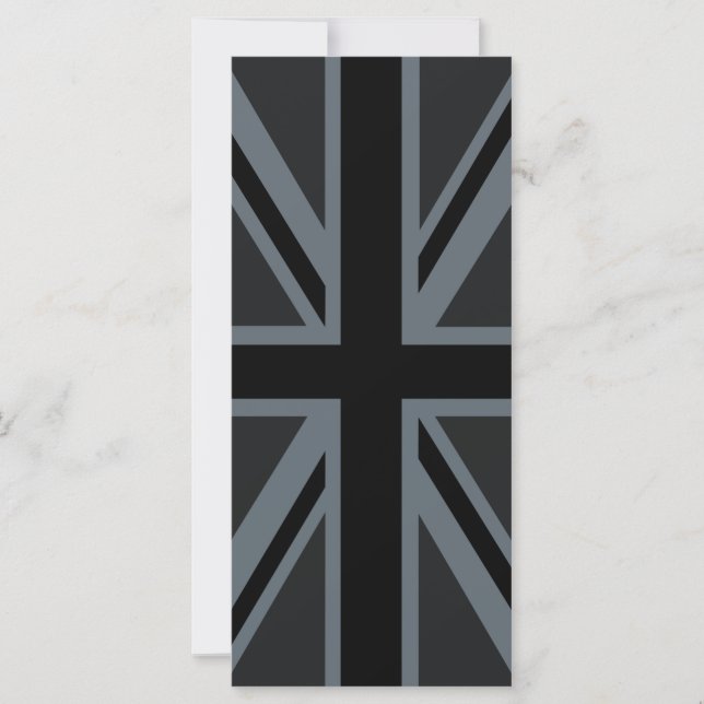 Britisches Flaggendesign für Black Union Jack - Br (Vorderseite)