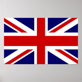 Britisches Flaggenposter | Design der Gewerkschaft Poster