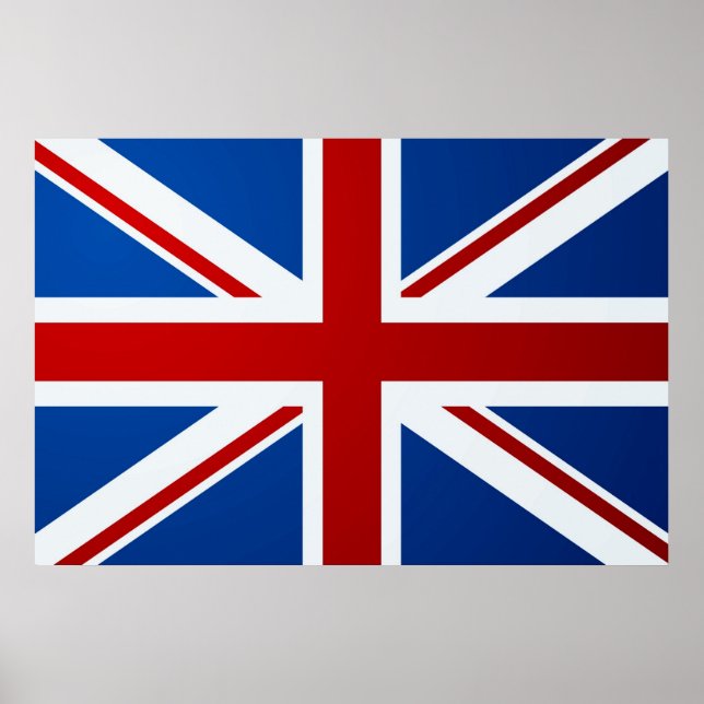 Britisches Flaggenposter Poster (Vorne)